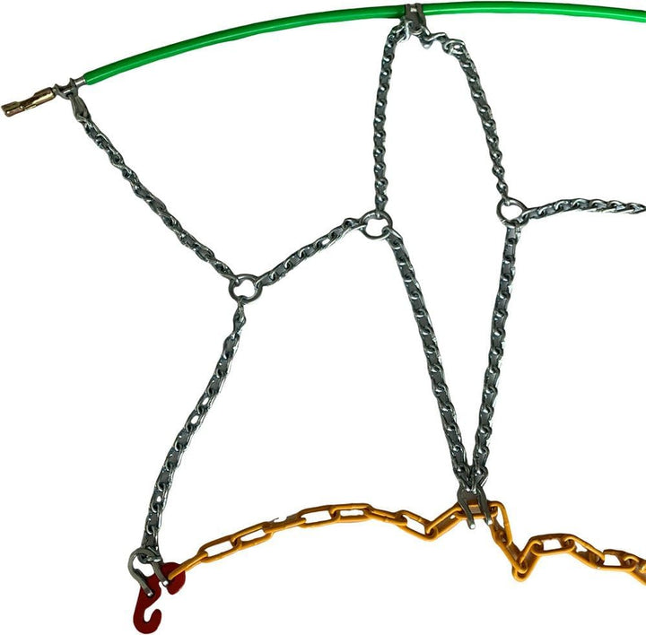 Set mit 2 Schneeketten – 7 mm – Gruppe 130 – maximale Haftung und Sicherheit mit Spannsystem