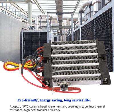 Fafeicy PTC-Keramik-Lufterhitzer, 220V 1000W Isolierte PTC-Heizelement, 96 mm Wellenlänge, automatis