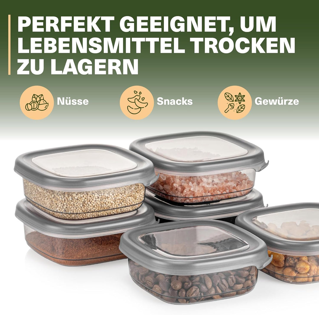 Viwares Vorratsdosen mit Deckel Luftdicht, 12er Vorratsbehälter Set BPA-Frei, Vorratsdose zur Müsli