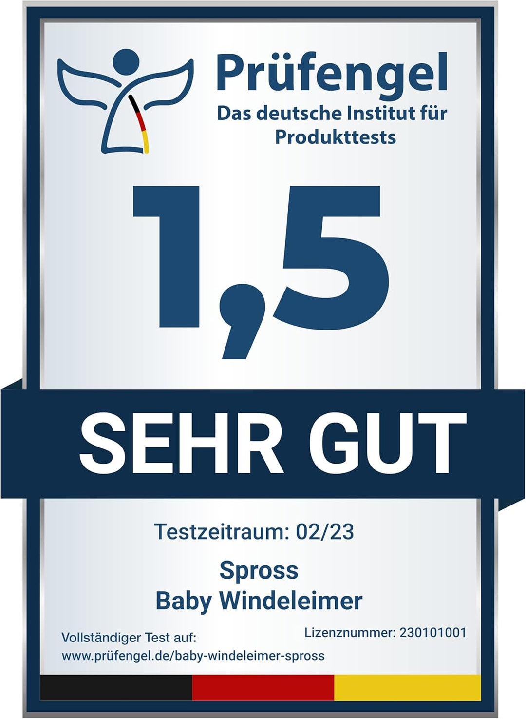 Spross Nachfüllkassetten für Spross Windeleimer - 3 Stück - Schützt vor unangenehmen Geruch