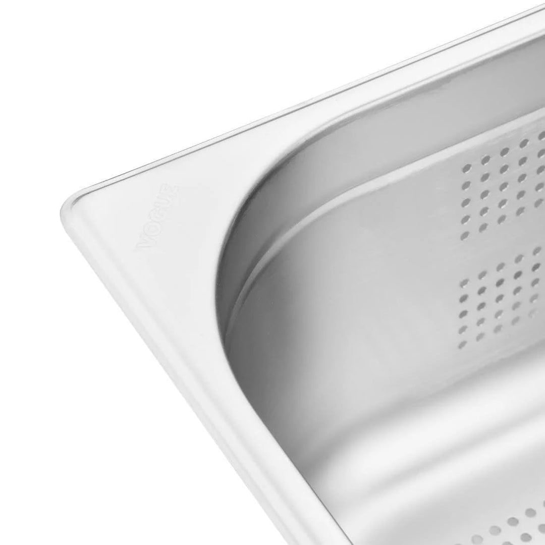 Vogue K842 GN-Behälter Edelstahl 20cm GN1/1 gelocht , 150mm, 150mm