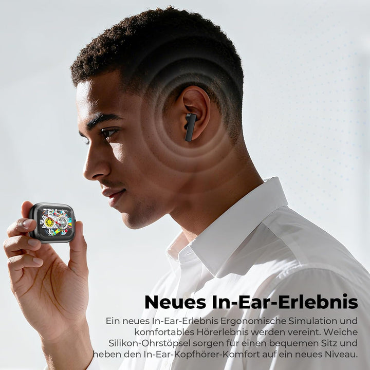 NE40 KI Übersetzer Kopfhörer, 134 Echtzeit Sprachübersetzer Kopfhörer & 9 Modi - Bluetooth 6.0 Übers