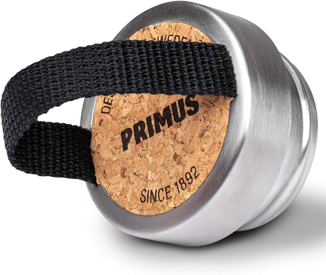 Primus Unisex – Erwachsene Klunken Edelstahlflasche 0.7 l Schwarz, 0.7 l Schwarz
