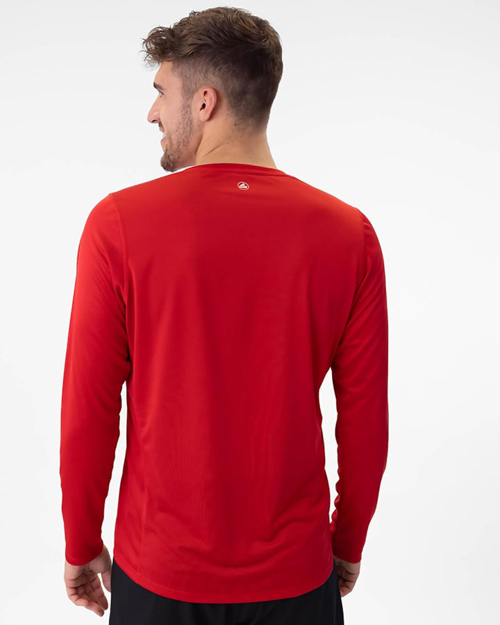 JAKO Damen Longsleeve Run 2.0 Unterhemd 40 Sportrot, 40 Sportrot