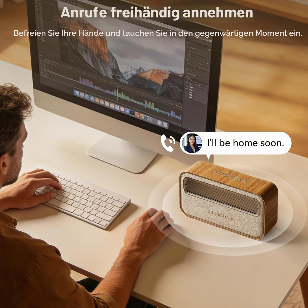 Retro Bluetooth Lautsprecher, Musikbox Bluetooth 45W Dual Lautsprecher | Bluetooth Speaker 5.3 Lauts