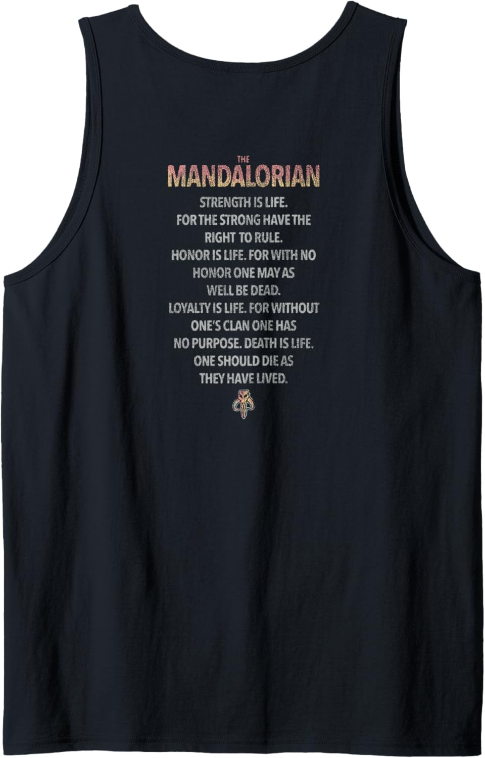 Star Wars: The Mandalorian- Buddies Circle vorne und hinten Tank Top