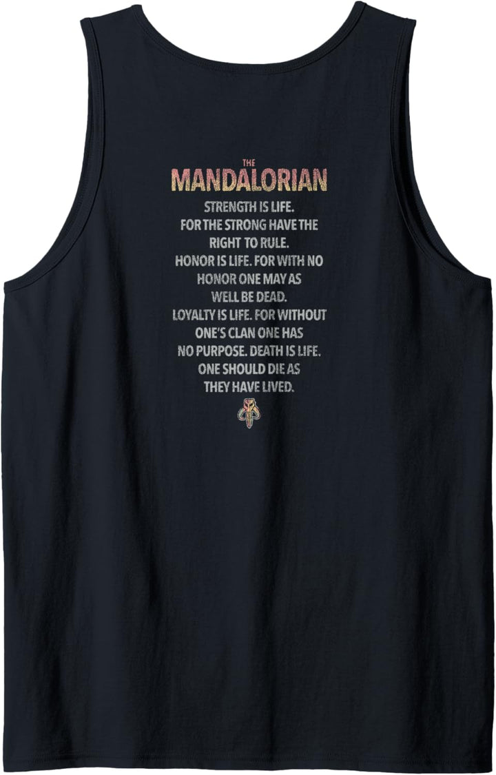 Star Wars: The Mandalorian- Buddies Circle vorne und hinten Tank Top