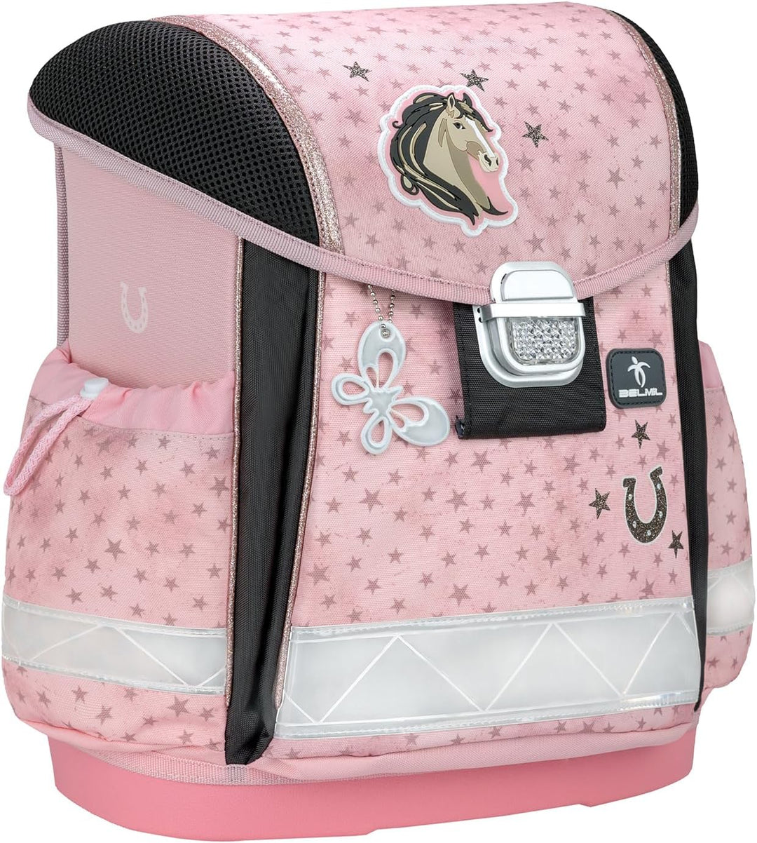 Belmil Classy Schulranzen Set 4 - teilig (403-13/AG/S) M Star Horses, M Star Horses