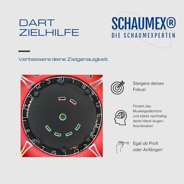 Target Foam Dart Trainer Dartscheibe aus Schaumstoff - Dart Zubehör - Training für Auge-Hand-Koordin