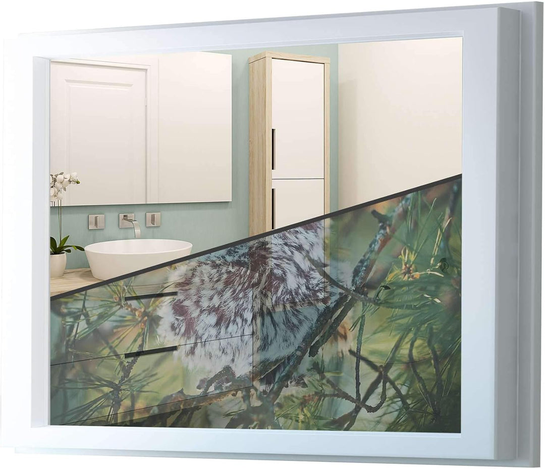 Fensterdeko I Sichtschutz Fenster-Sticker Selbsthaftend I Dekofolie für Bad, Küche, Kinderzimmer - W