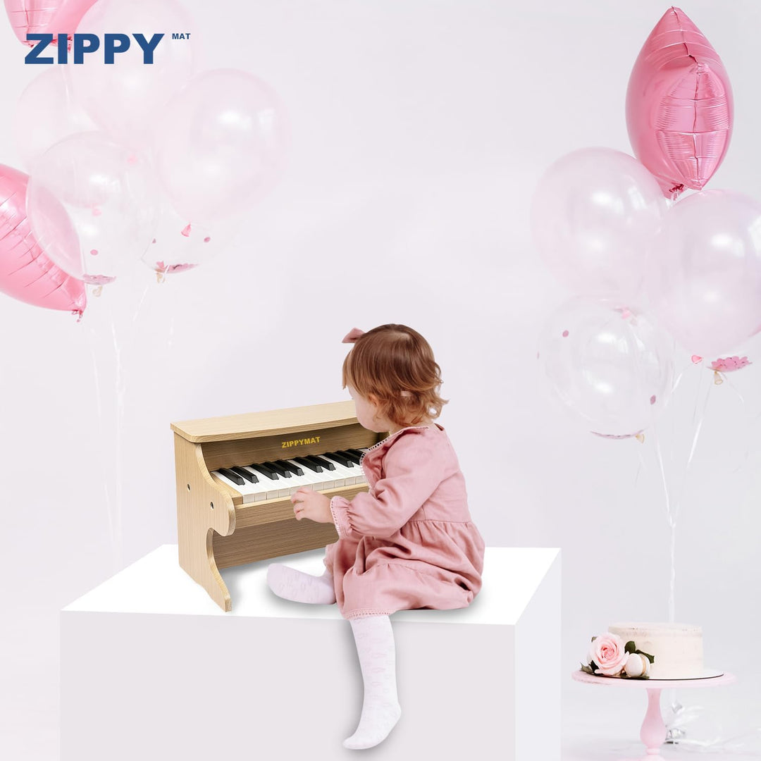 ZIPPY MAT Kinder Klavier Tastatur, 25 Tasten Digitalpiano für Kinder, Mini Musik Lerninstrument Spie