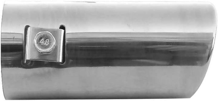 Auspuffblende Endrohr Auspuff Universell Schalldampf Edelstahl Rund bis 45mm Chrom AutoHobby