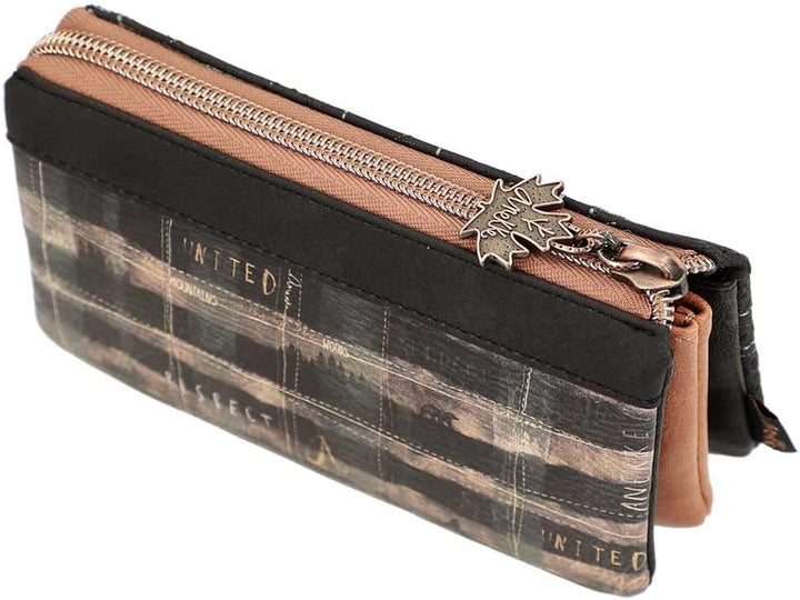 Anekke 35619-015 Wild Medium Triple Wallet - 100% PU, bunt, Einheitsgrösse Einheitsgrösse Bunt, Einh