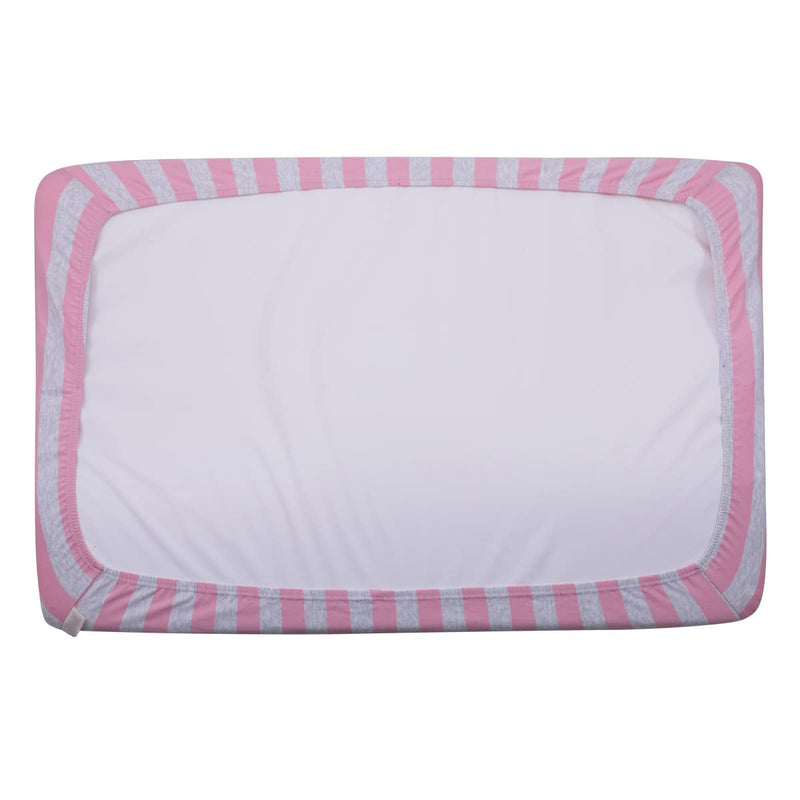 JYOKO KIDS Bezug fur wickelauflage (PINK ISLAND, 70 X 50 CM) PINK ISLAND 70 X 50 cm, PINK ISLAND 70