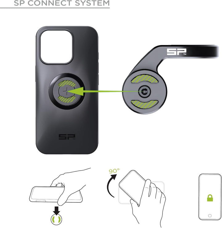 SP CONNECT Mountain Bike Bundle |SPC+| kompatibel mit iPhone 14 Pro | Handyhalter für Mountainbike|