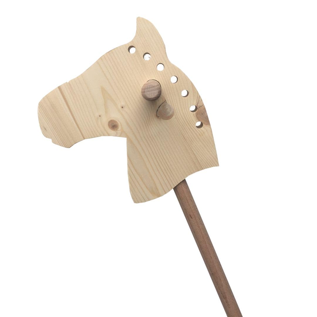 DIY Steckenpferd Hobby Horse Holzpferd selbst gestalten basteln
