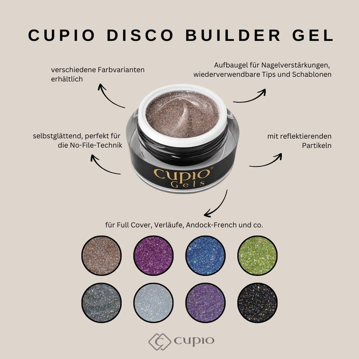 Builder Gel Cupio Disco - Purple Pulse 15ml