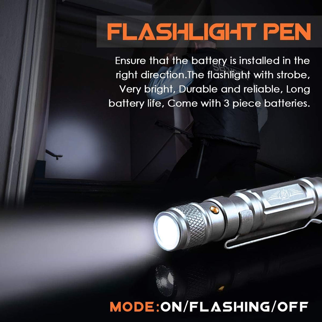 BIIB Geschenke für Männer,Multitool Pen mit LED Gadgets, Feuerwehr Geschenke, Valentinstag Geschenke