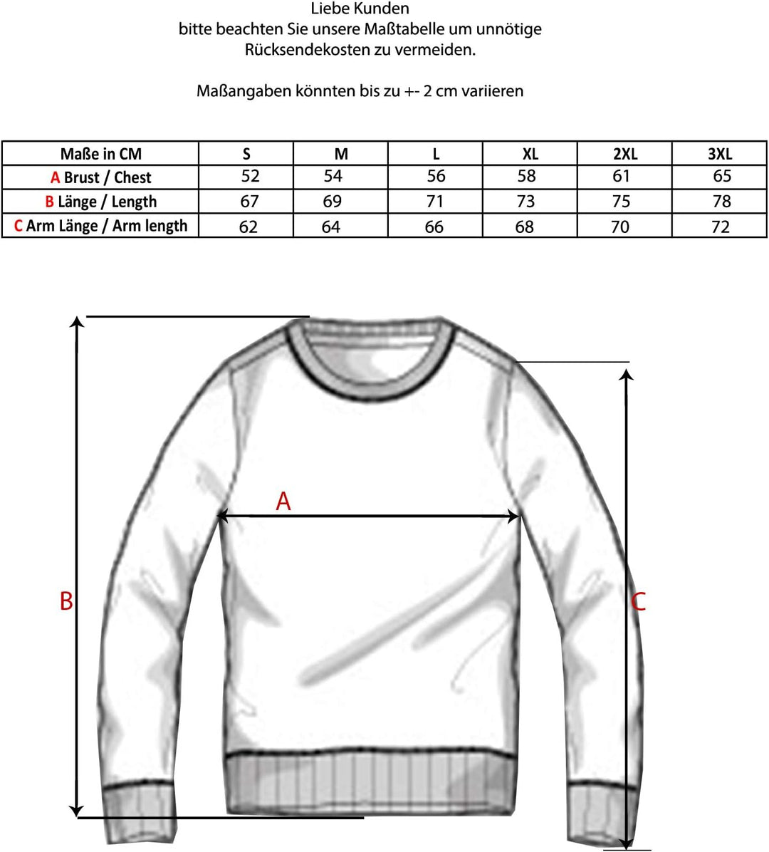 Baxboy Herren Pullover Hoodie Sweatjacke Longsleeve Sweatshirt Jacke Langarm Kapuzenpullover Hoody S