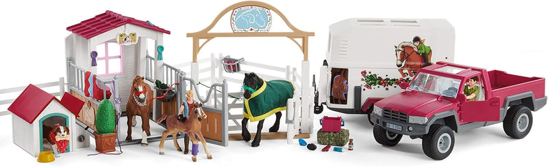 Schleich 72148 Spielset -Ausflug zur Pferdekoppel (Horse Club) -