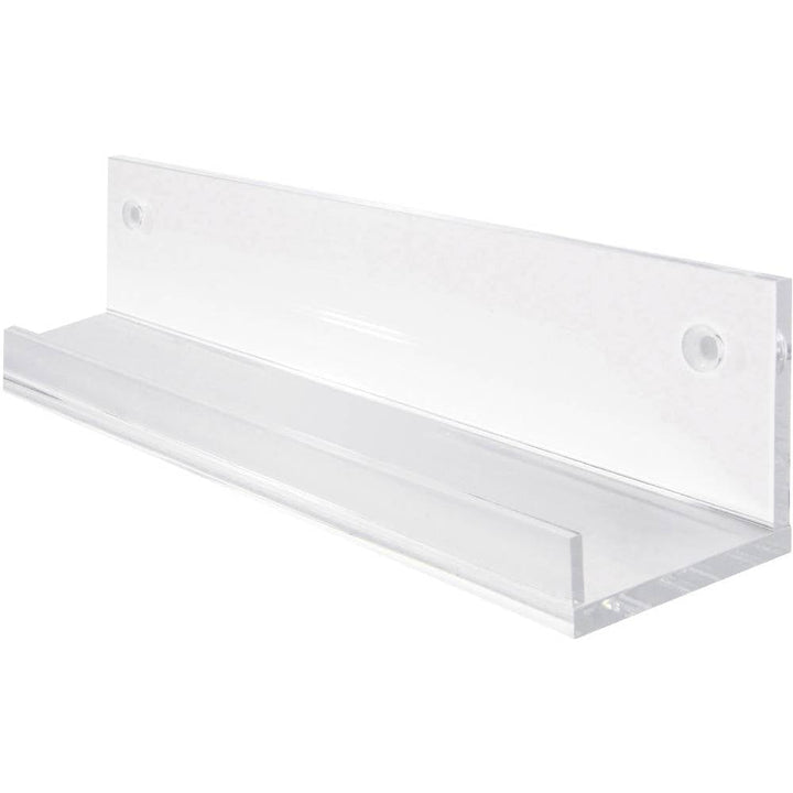 SIGEL GA111 Schmales Galerieboard / Regalboard / Ablageboard 50 cm, Acryl glasklar, 50 cm