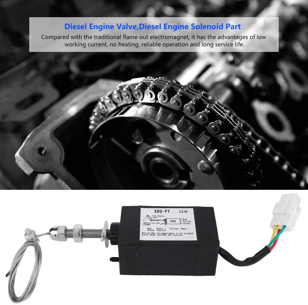 Absperrmagnetventil, DC 12/24V Motor abstellen Flame-Out-Device-Motor Wird für die Abschaltsteuerung
