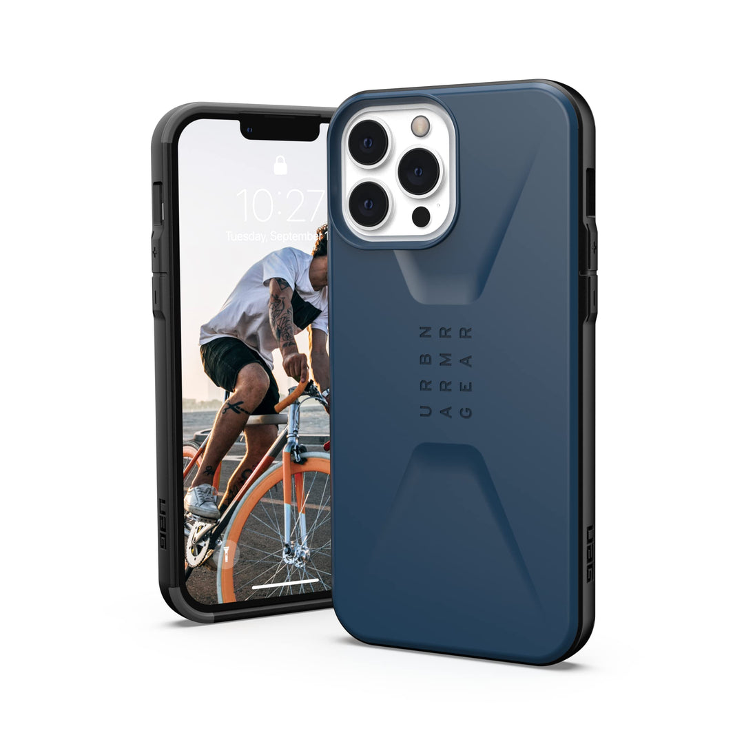 Urban Armor Gear Civilian Hülle kompatibel mit Apple iPhone 13 Pro Max [Wireless Charging kompatible