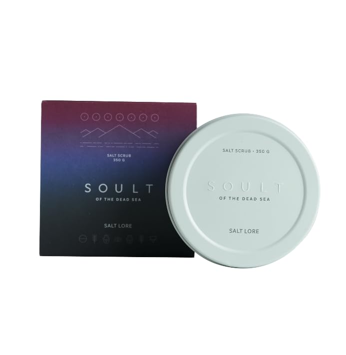 SOULT Salt Lore Körperpeeling I Salz aus dem Toten Meer I natürliche Öle und Shea butter I erfrische
