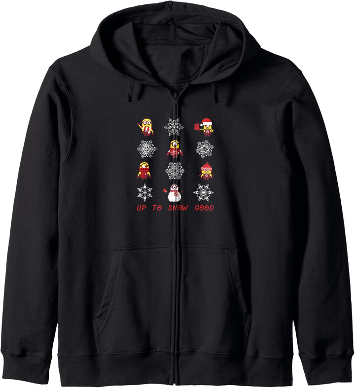 Despicable Me Minions Group Shot Christmas Ugly Sweater Red Kapuzenjacke