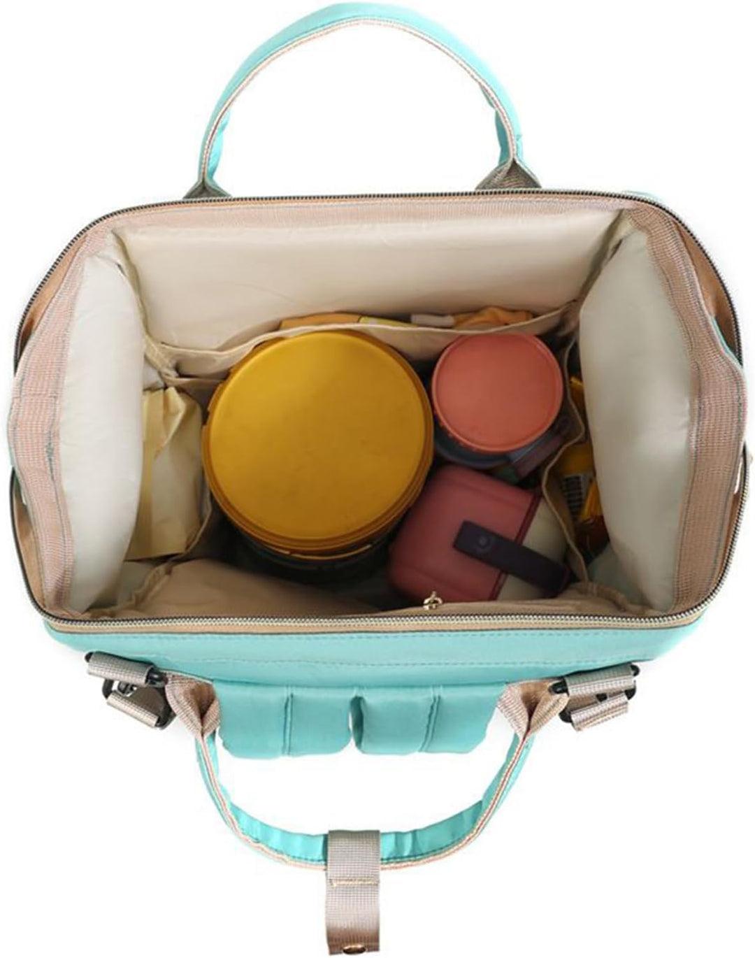 Generisch Wickelrucksack - Wickeltasche Mit Isoliertem Flaschenfach | Reise Baby Tasche Mit Wickelun