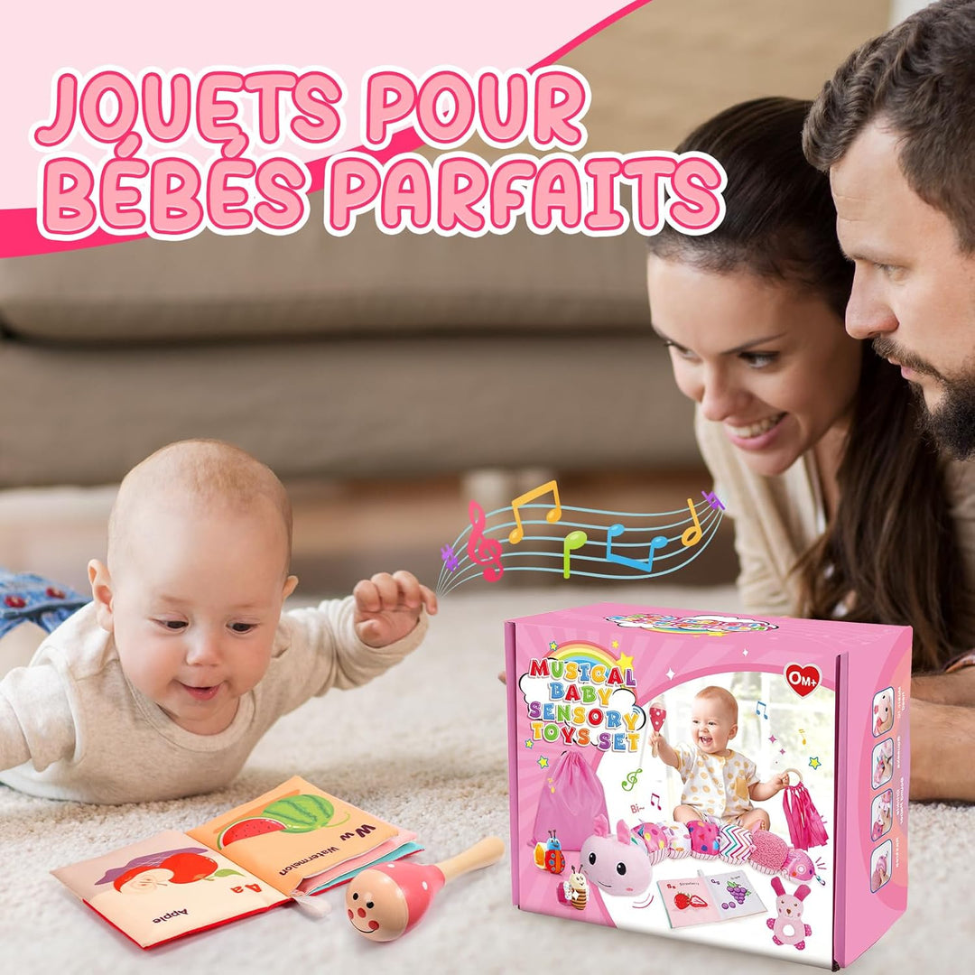 Toyzey Musical Raupe Baby Geschenk 0-6 Monate Mädchen BabySpielzeug 3 6 12 Monate Spielzeug ab 0 3 6