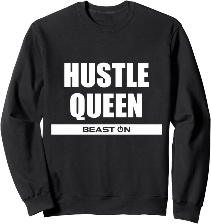 Hustle Queen Bodybuilding Gains Gainz Gym Fitness Motivation Sweatshirt