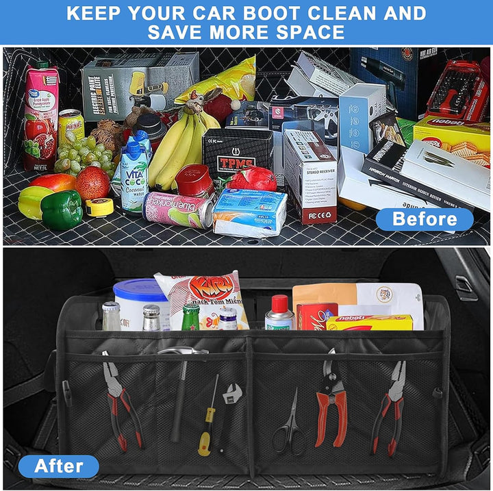 Auto Kofferraum Organizer, Xndryan Gross Auto Lagerung Organizer Kofferraum Ordentlich für Auto, Fal