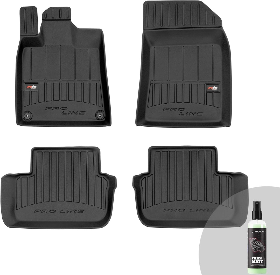 FROGUM ProLine 3D Gummimatten Exklusiven Auto Fussmatten Autofussmatten für Citroën C5 I 2001-2004,