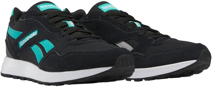 Reebok Unisex Gl1000Sneakers 40.5 EU Core Black Classic Teal Pure Grey 3, 40.5 EU Core Black Classic