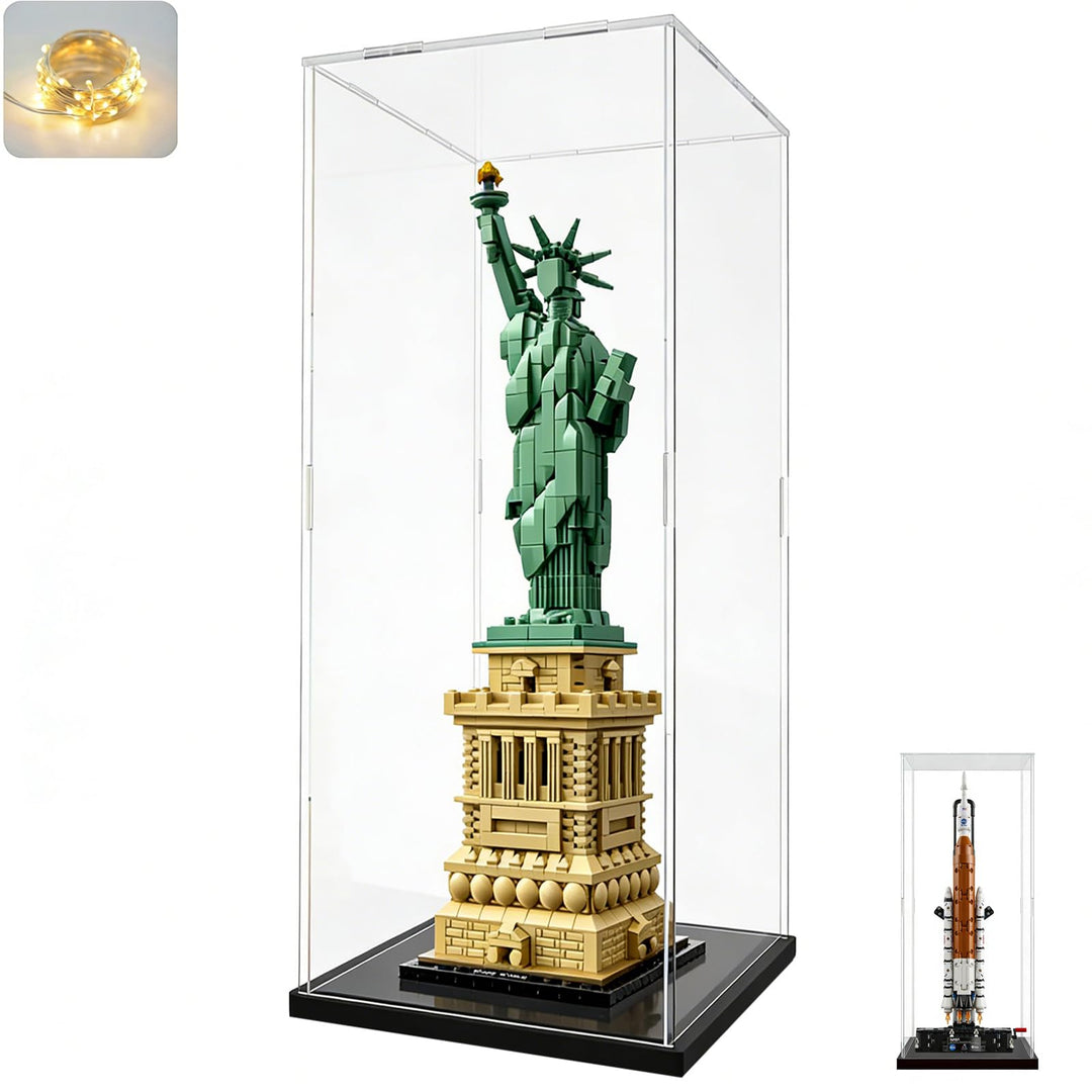 Acryl Vitrine Klar für Lego Actionfiguren Funko Pop Modell Skulptur Transparenter Plexiglas Display