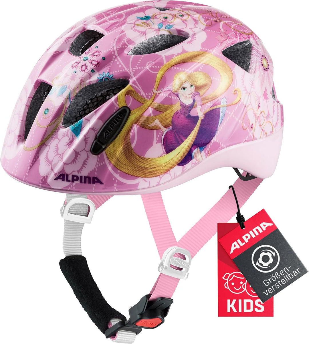 ALPINA XIMO - Leichter, Sicherer & Bruchfester Fahrradhelm Mit Optionalen LED-Licht Für Kinder Rapun