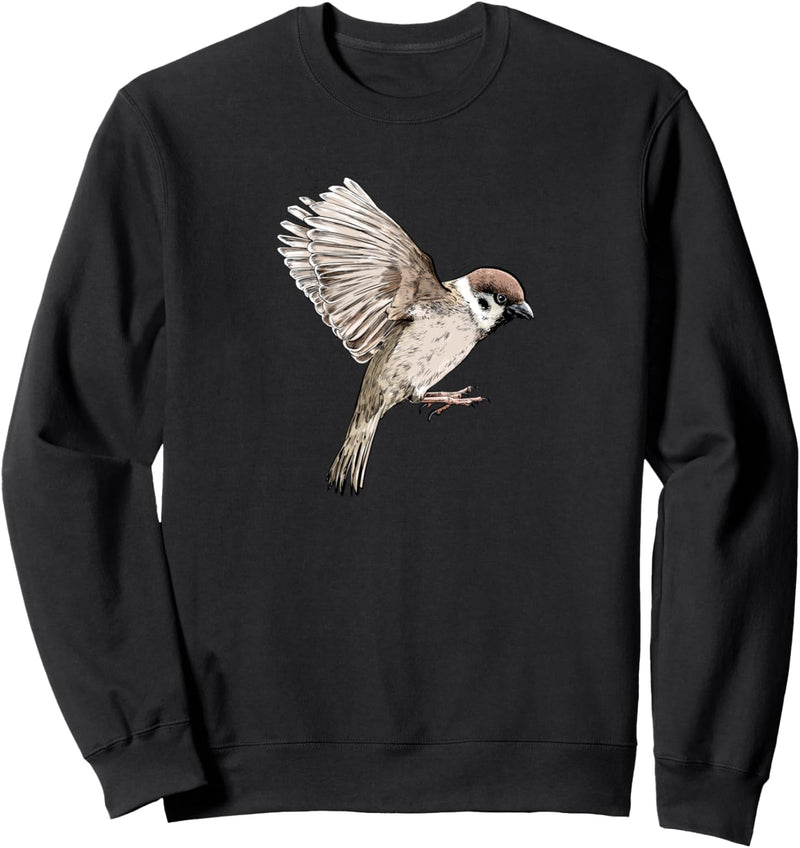 Spatz-Frühling-Freiheit-Vogel-Tier Sweatshirt