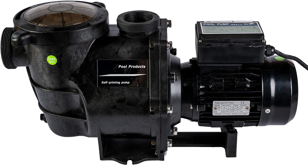 HST Profi Leis Poolpumpe 16 m3, 16020 Liter/Std, 600 W I Erweiterbare Filterpumpe mit geringer Energ