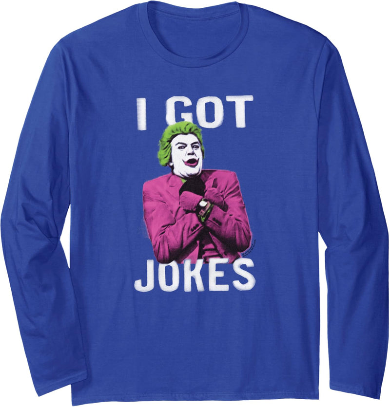 Batman Classic TV Series The Joker Got Jokes Langarmshirt