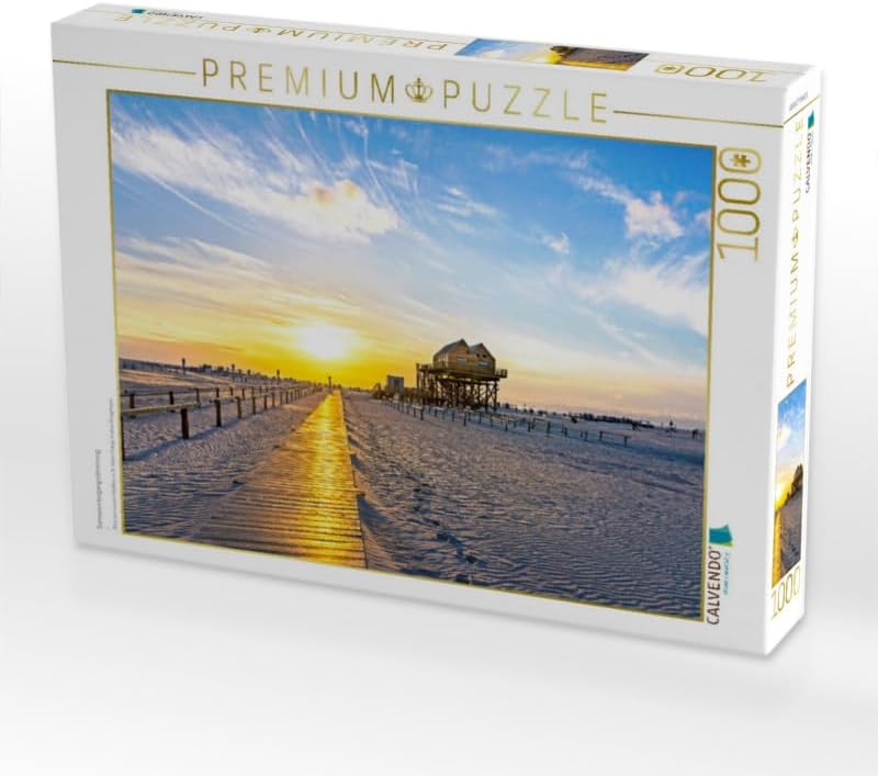 CALVENDO Puzzle Sonnenuntergangsstimmung 1000 Teile Lege-Grösse 64 x 48 cm Foto-Puzzle Bild von Andr