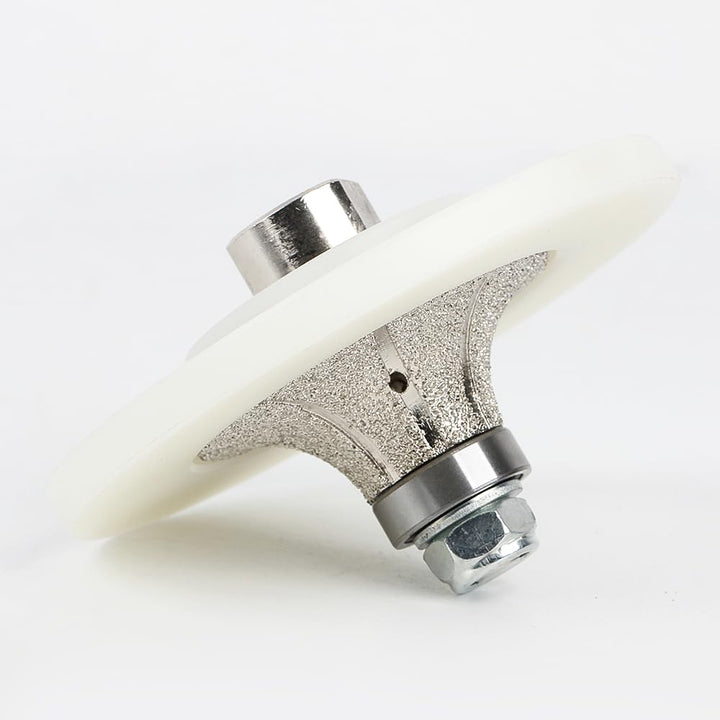 Diamant-Handprofiler/Fräser, weisse Nylonabdeckung für Granit-Arbeitsplatten, volle Bullnose (B20),