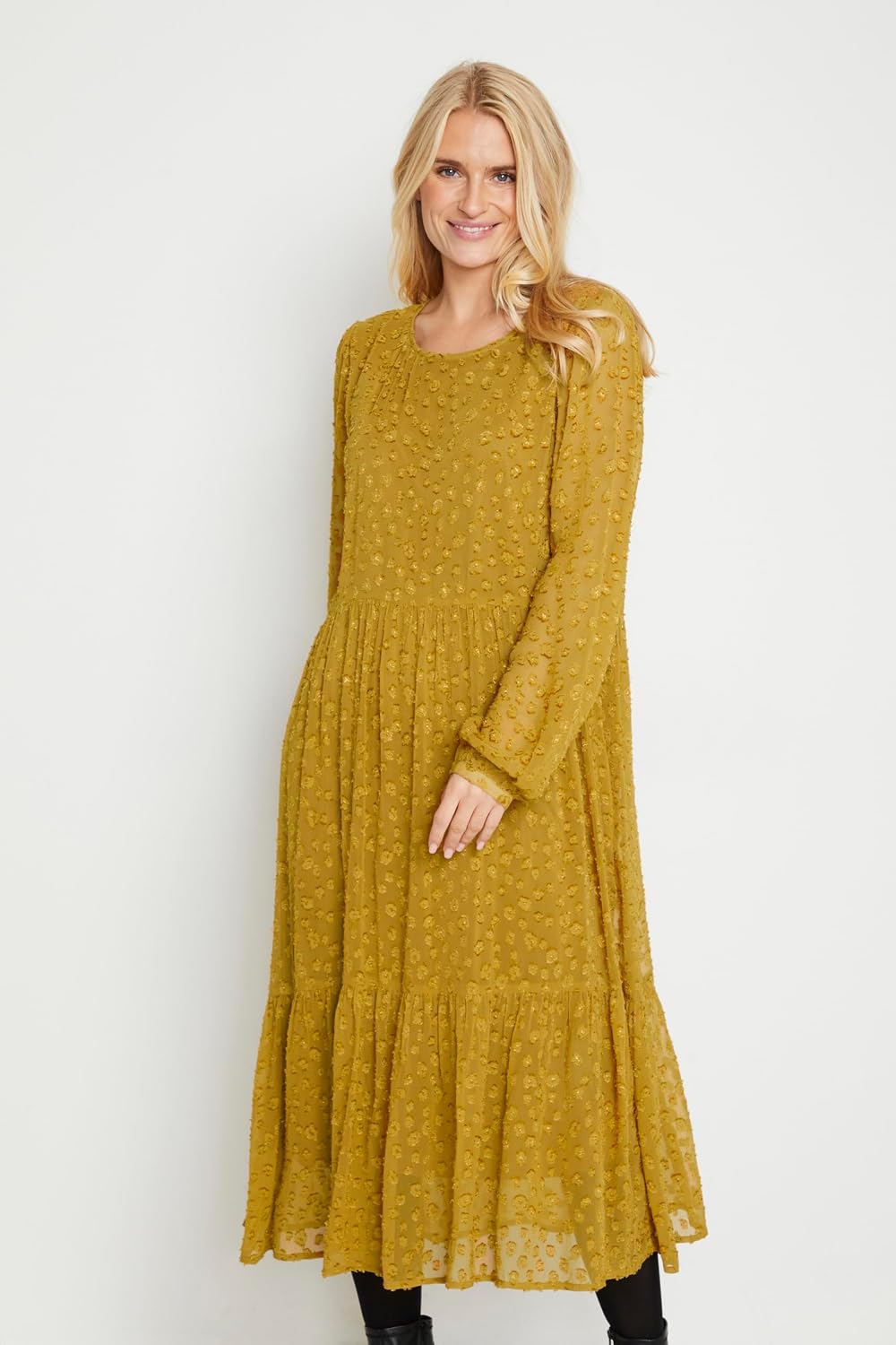 KAFFE Kleid KAclark Long Sleeve 36 Cumin, 36 Cumin