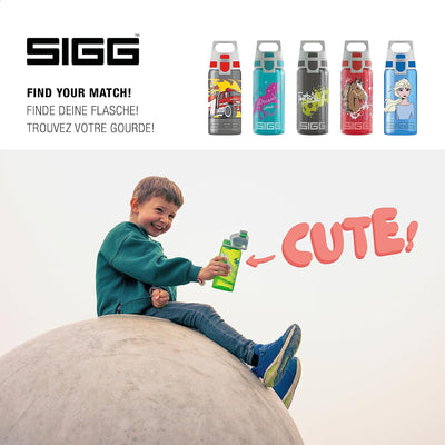 SIGG - Trinkflasche Kinder - Viva One - Kohlensäure Geeignet - Auslaufsicher - Spülmaschinenfest - B