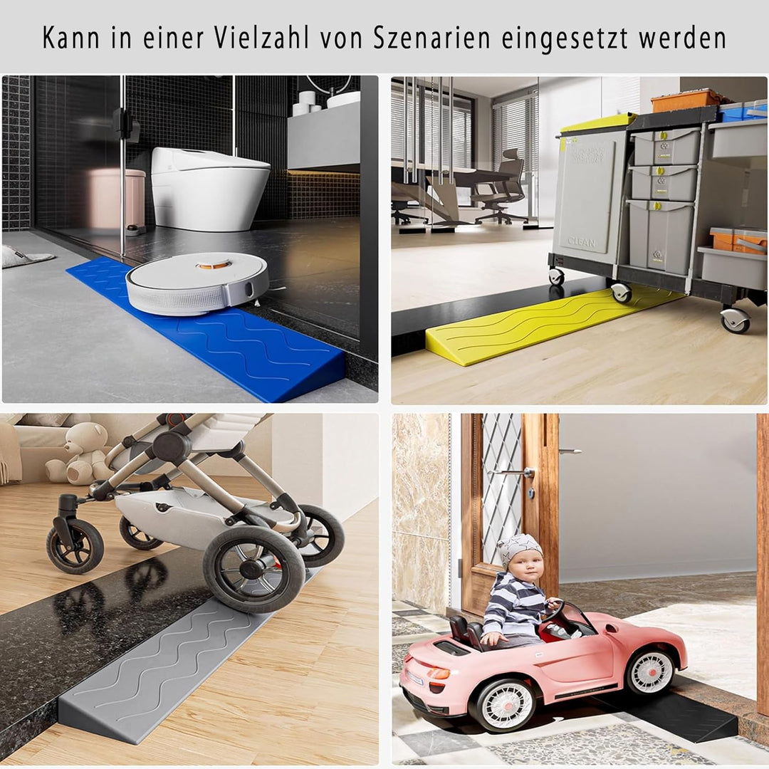 Schwellenrampe Türschwellenrampe Saugroboter, Staubsauger Roboter Rampe, 99cm Längen Rampe Saugrobot