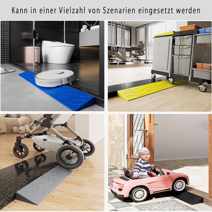Schwellenrampe Türschwellenrampe Saugroboter, Staubsauger Roboter Rampe, 99cm Längen Rampe Saugrobot