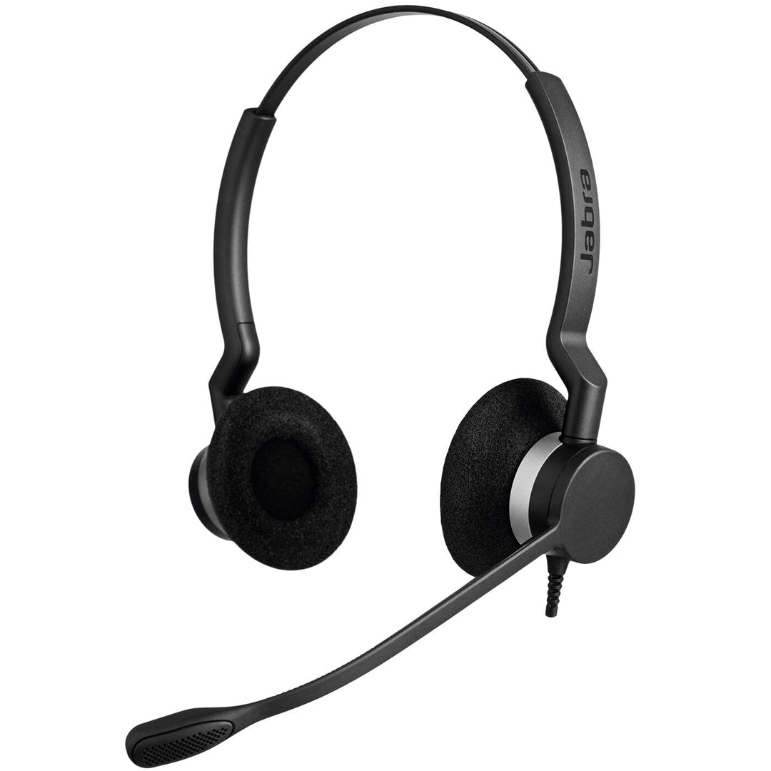 Jabra Biz 2300 USB-A UC On-Ear Stereo Headset - Unified Communications zertifizierter Noise Cancelli