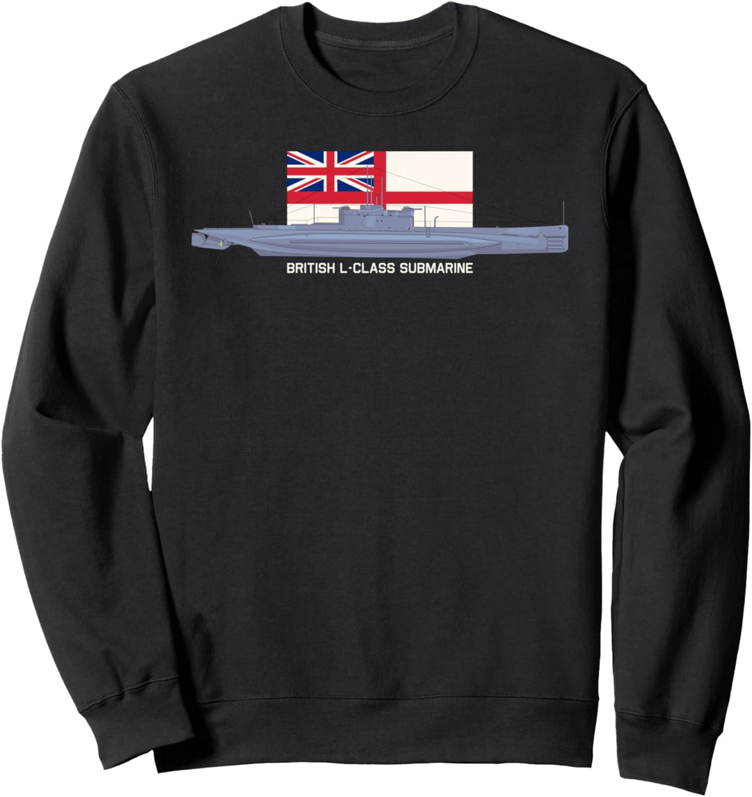 Britisches L-Klasse U-Boot WW1 U-Boote UK Navy Flagge Sweatshirt