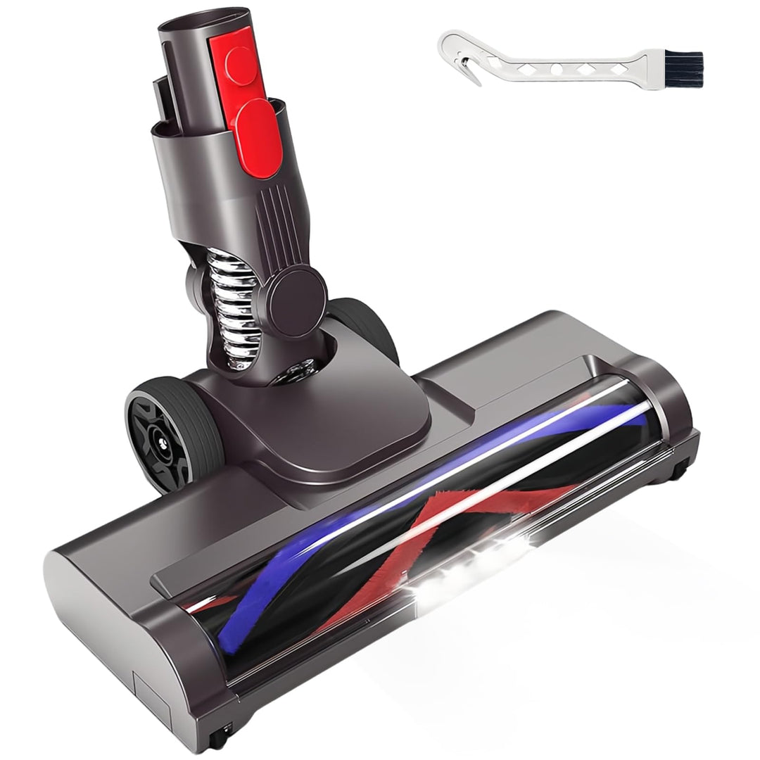 Bürste Ersatzteile mit 4 LED Stauberkennung Kompatibel mit Dyson V7, V8, V10, V11, V15 Staubsauger,F
