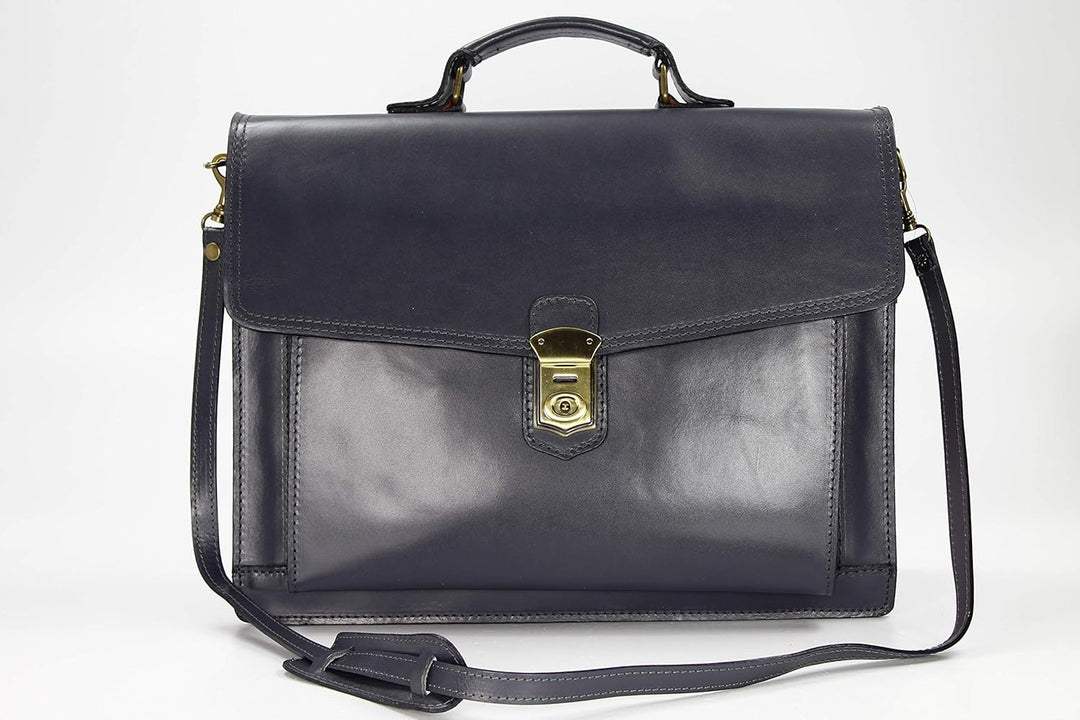 Belli Design Bag D italienische Leder Businesstasche Arbeitstasche Messenger Aktentasche Lehrertasch